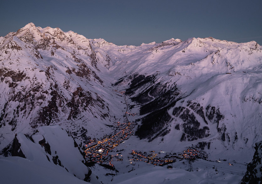 Skier à Val d’Isère