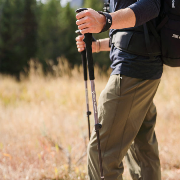 GOGLAND trekking Bâtons de randonnée marron