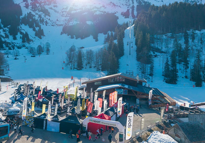 Retour d&rsquo;expérience sur le ski & snow test Ekosport à La Clusaz