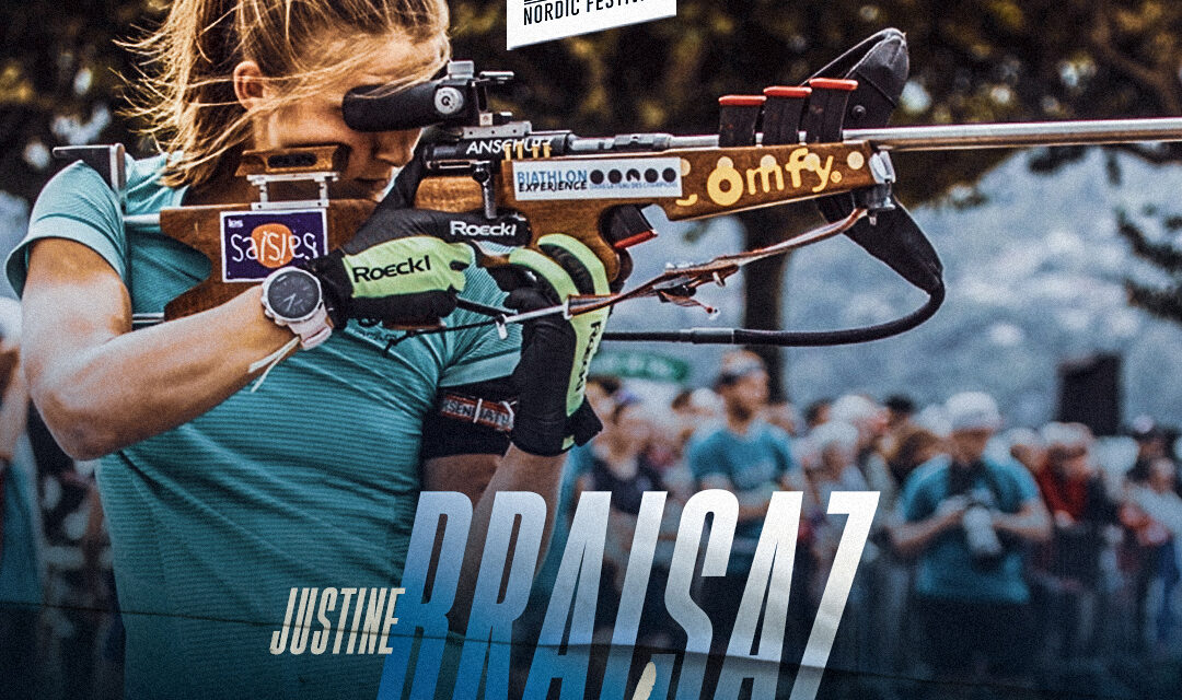 Justine Braisaz, biathlète française