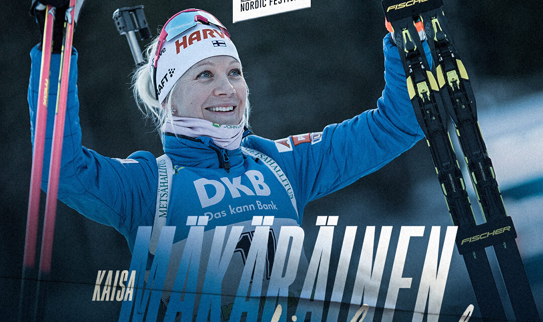 Kaisa Mäkäräinen, biathlète finlandaise
