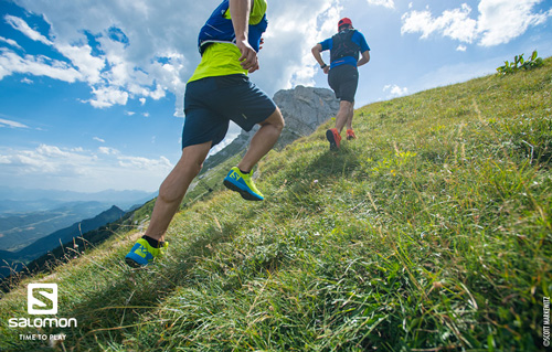 Trail XA elevate en montagne Salomon